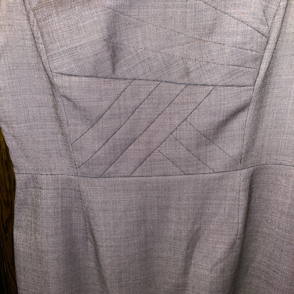 Tahari grey business dress - Picture 3 of 5